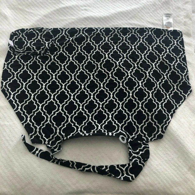Boppy Nursing Cover Seville Black White Slideline Collection Breastfeeding EUC