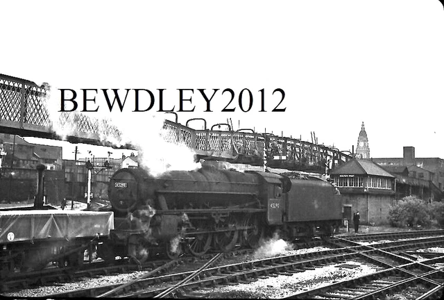 NEGATIVE 35MM 45290 AT BOLTON WEST JUNCTION SIGNAL BOX 1967 NEEDS ...