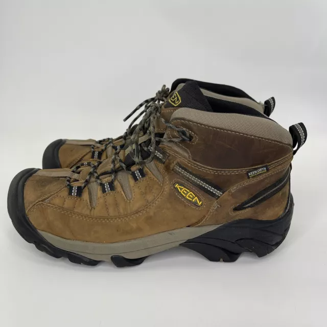 KEEN TARGHEE II 1012126 Brown Mid Waterproof Trail Hiking Boots Mens Sz ...