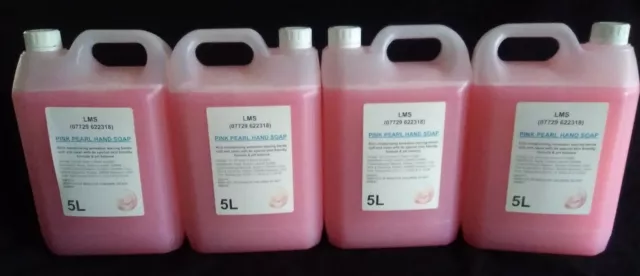 4X5Litre Luxury Pink Pearl Hand Soap