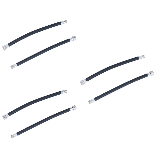 6 Pcs Bike Tire Pump Extension Hose Inflator Tire Air Valve Extender