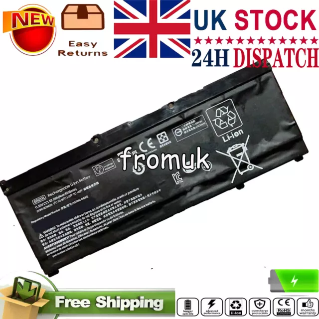 SRO3XL Battery for HP Pavilion 15-cp0599na 15-cx0020nr 15-CX0058TX 15m-cp0011dx 2