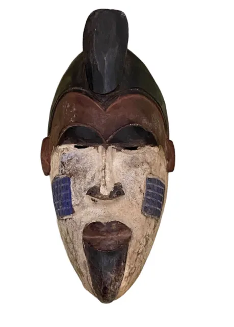 #5426 African Igbo male Mask Nigeria 17" H