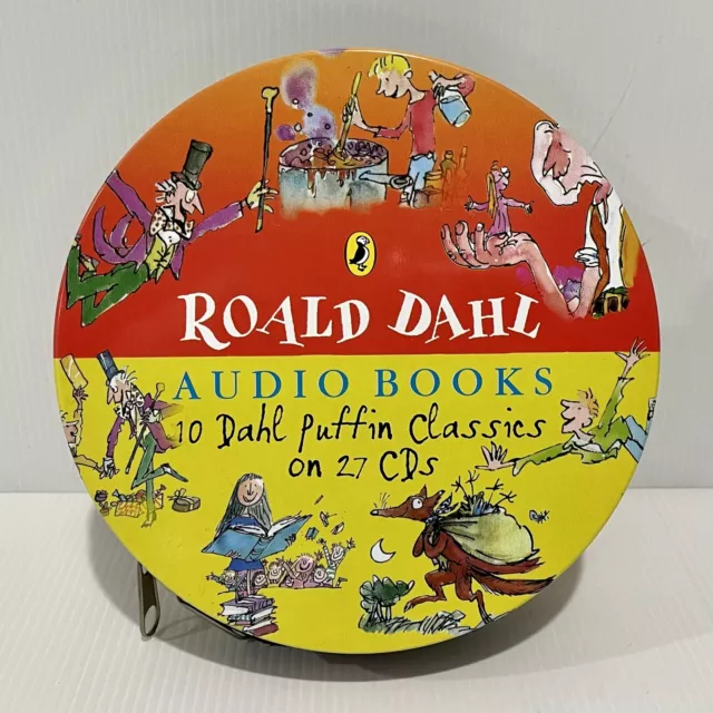 Roald Dahl CD Audio Book Set With Tin Case - 10 Stories 27 CDs - COMPLETE