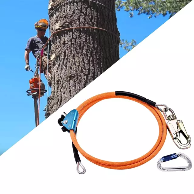 Climb Positioning Lanyard Adjustable Tree Climbing Set Rope Diameter 12mm