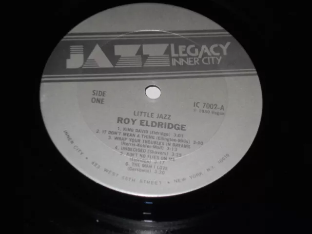 Roy Eldridge NM - Little Jazz Legacy Inner City IC-7002 Zoot Sims Dick Hyman 3