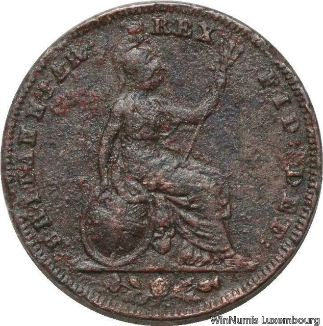V5951 United Kingdom 1 Farthing William IV 1836 -> Make offer