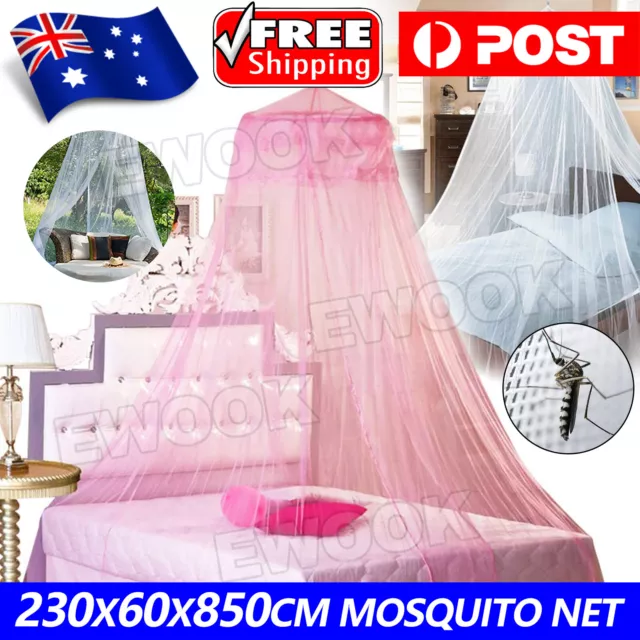 Curtain Dome Double Single Queen Canopy Stopping Mosquito Net Midges Insect
