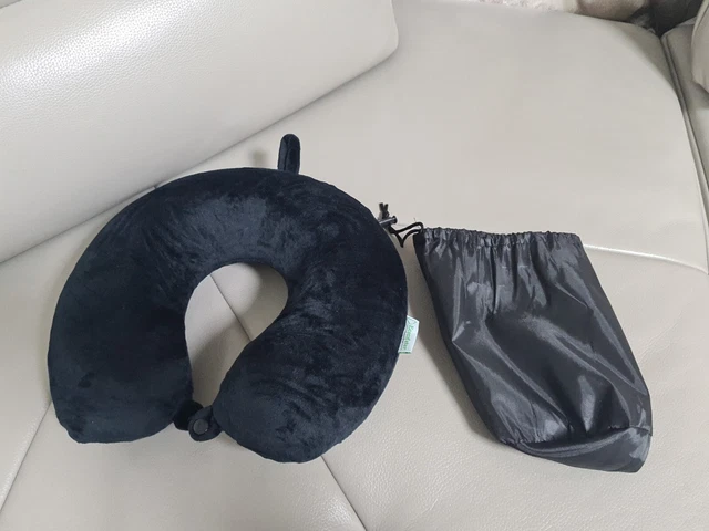 Ecosafeter Portable Travel Pillow Memory Foam Neck Airplane Holiday