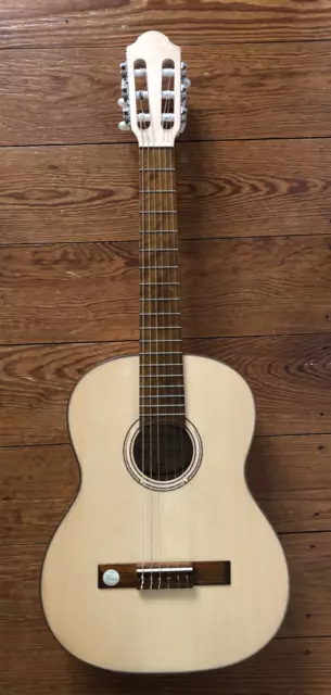 VGS Pro Natura Silver 1/2 Konzert Gitarre Klassik Gitarre Kinder Fichte Ahorn