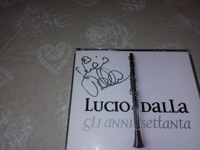 AUTOGRAFATO!! LUCIO DALLA Gli Anni Settanta Raro 2 Cd Bmg Rca 1998