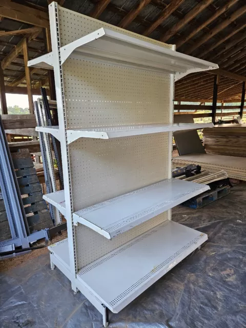 Gondola shelving for retail display or storage. 20 units+. Available