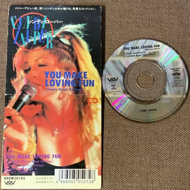 (超貴重盤)シンディ・ローパー「You Make Loving Fun」 Cyndi Lauper - You Make Loving Fun (Single Vocal Version