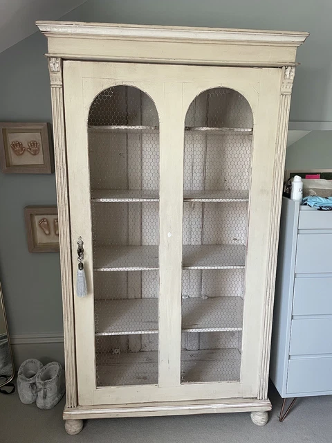 antique vintage french linen cupboard