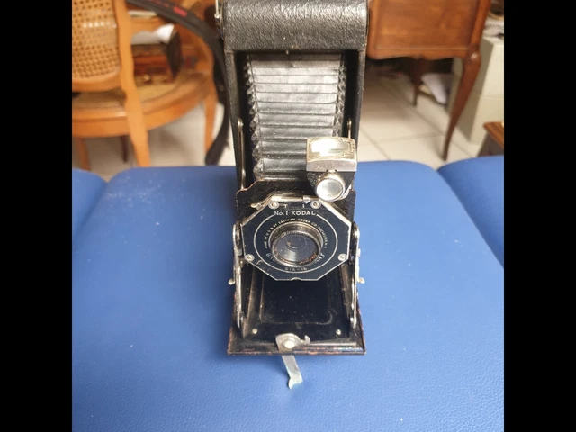 Appareil Photo Ancien Kodak Brownie Pliant Six-16 - Fonctionne Parfaitement - Bon état