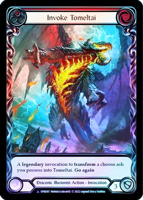 FAB COLD FOIL Invoke Tomeltai // Tomeltai (Marvel)  – Uprising Card # 007