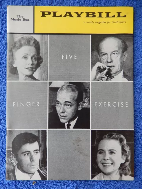 Five Finger Exercise - Music Box Theatre Playbill - November 30th, 1959 - Tandy