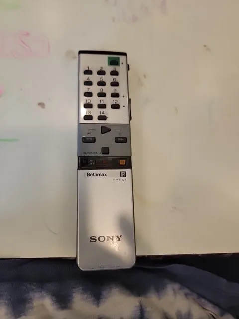 Genuine Sony RMT-124 Remote Control for Betamax Player