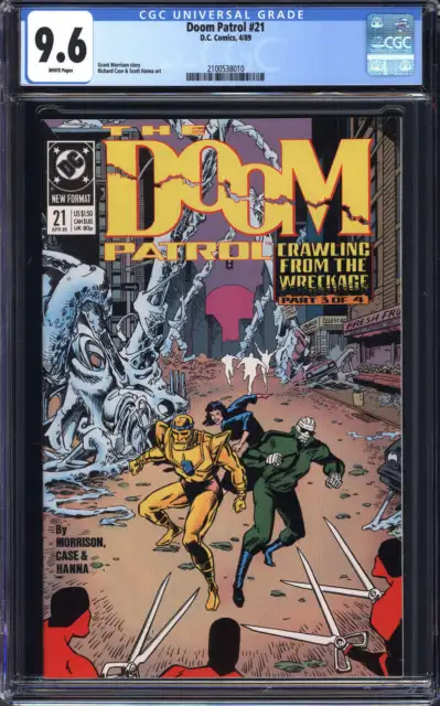 Doom Patrol #21 Cgc 9.6 White Pages // Dc Comics 1989