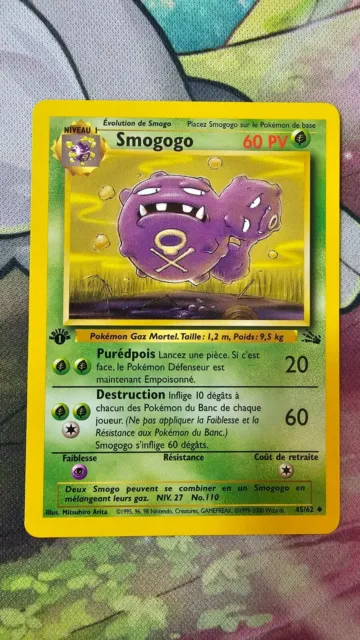 Smogogo 60Pv 45/62 Edition 1 - Unco - Carte Pokemon
