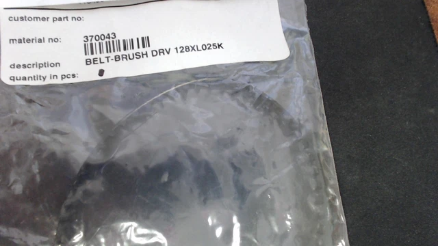 Minuteman Genuine Part 370043 Belt-Brush DRV 128xL025K