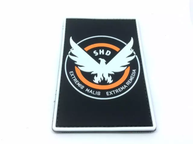 The Division SHD Cosplay Airsoft PVC Klett Emblem Fan Abzeichen