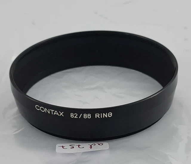CONTAX Adaptador Filtro E86 86 86mm on Objetivo Lente E82 82 82mm Japón 737/23