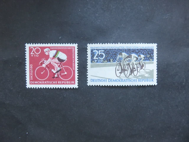 1960 DDR Mi-Nr. DD 779 - 780 Sport Friedens-Radrundfahrt postfrisch kpl.