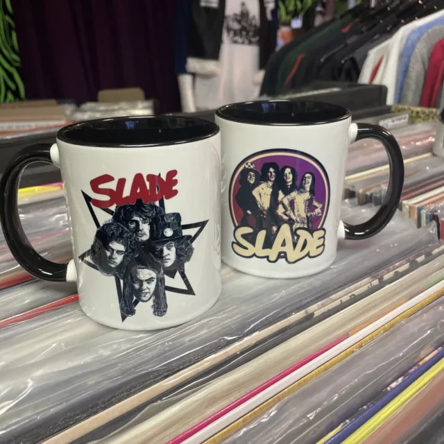 Slade - 2 X Coffee Mugs 70s glam rock trex sweet David Bowie Mott Hoople