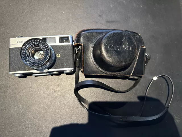 Canon Canonet 35mm Rangefinder Film Camera,  45mm f1.9 Lens