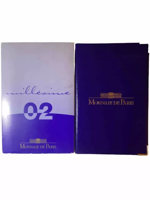 FRANCE Coffret Monnaie De Paris 2002 Pièces Fleurs De Coins