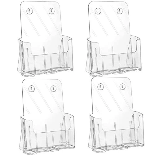 KTRIO Acrylic Brochure Holder 8.5 x 11 inch Plastic Acrylic Literature Holder...