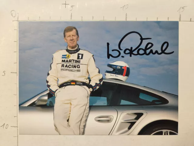 Walter Röhrl PORSCHE 911 AUDI S11 Martini  STW DTM Autogrammkarte orgin sign!!