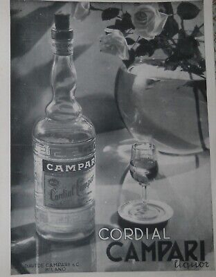 Campari Cordial Liquor - Pubblicità cm 33x25 ca - anno 1942 - exill