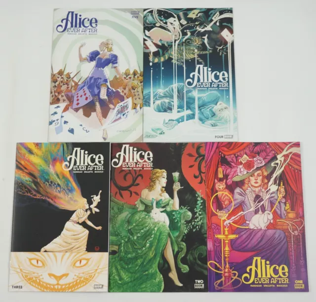 Alice Ever After #1-5 VF/NM complete series Boom wonderland - all B variants set