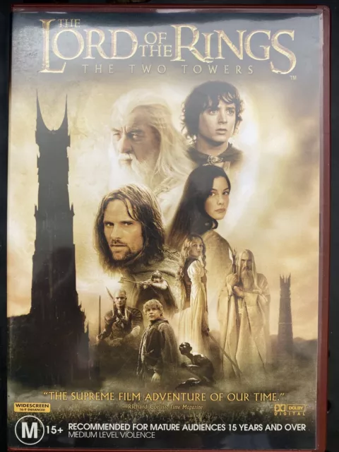 Lord of the Rings The Fellowship Of The Ring Movie DVD Region 4 AUS Free Postage