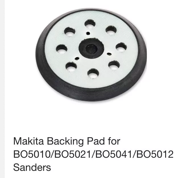 Makita 125mm 5” Orbital Sander 8 Hole Base For BO5041 BO5031 BO5030 Base Pad