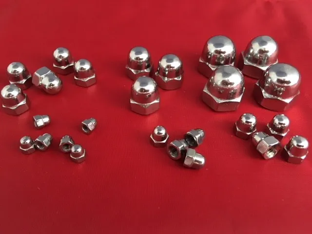Metric Stainless Steel Dome Nuts Acorn Domed Cap Nuts A2-304 M3 M4 M5 M6 M8 M10 2