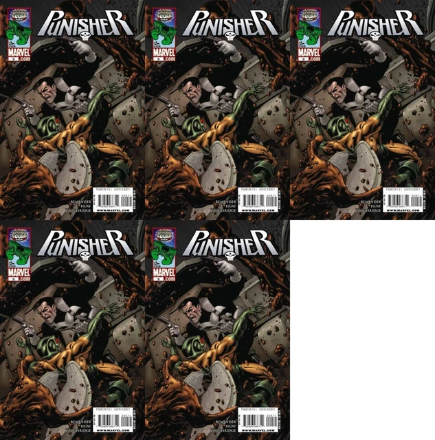 Punisher #9 Volume 8 (2009-2010) Marvel Comics - 5 Comics