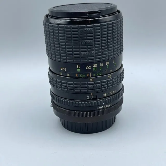 Sigma standard zoom 1:2.8~4 f=35~70mm 656790 camera lens JAPAN