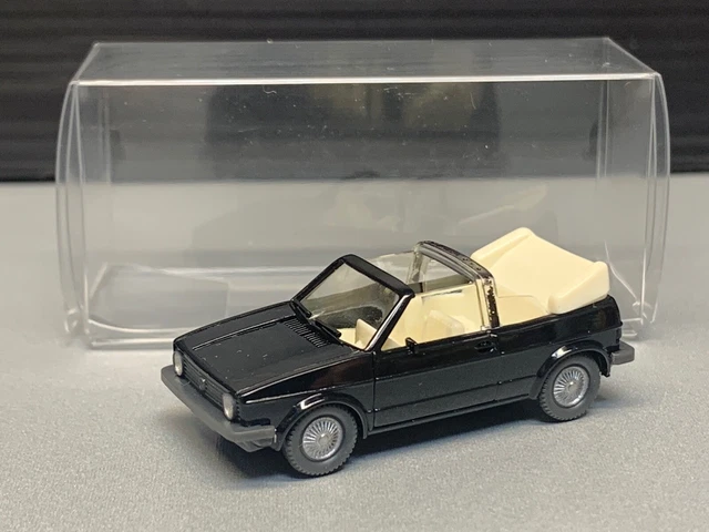 Wiking H0 – Volkswagen Coccinelle 1200 Cabriolet Noir, échelle 1:87