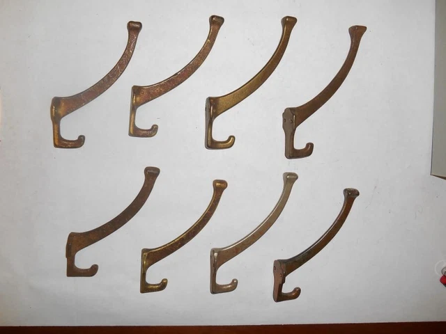 Antique Mission Style Genuine Hat Coat Hook Iron Arts and Crafts Era Hardware