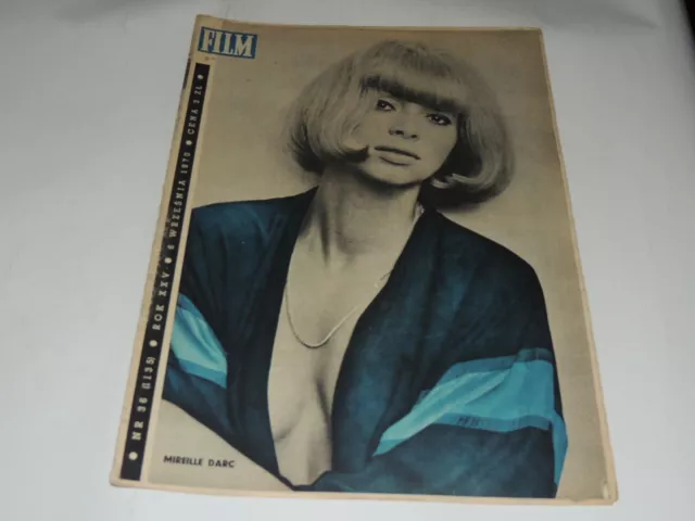 Film 36/1970 Polish magazine Mireille Darc, Olivia Hussey, Mick Jagger, E Gould