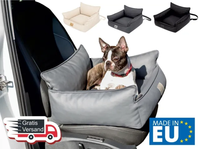 Asiento de coche para perros pequeños, cesta para perros, asiento trasero...