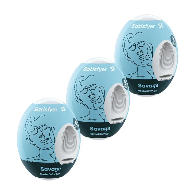3 ovetti per la masturbazione maschile satisfyer masturbator egg savage
