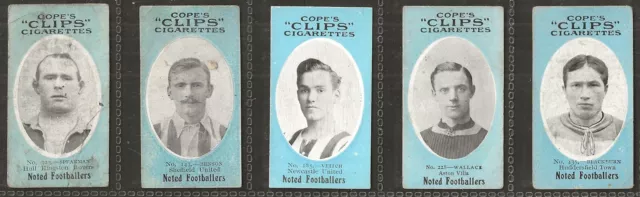 Cope Copes - Cope Clips Noted Footballers - 5 Cards - Lot 32 Of 32