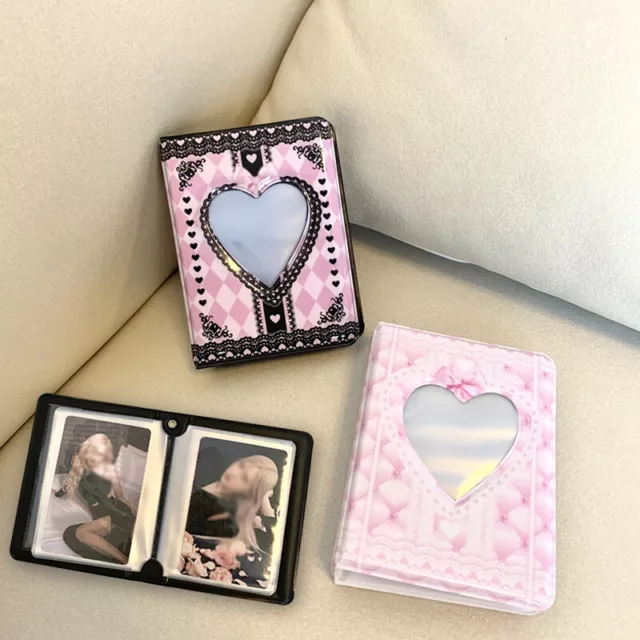 Lace Plaid 3-Inch Photo Cards Collect Book Album Card Book Stationery〇