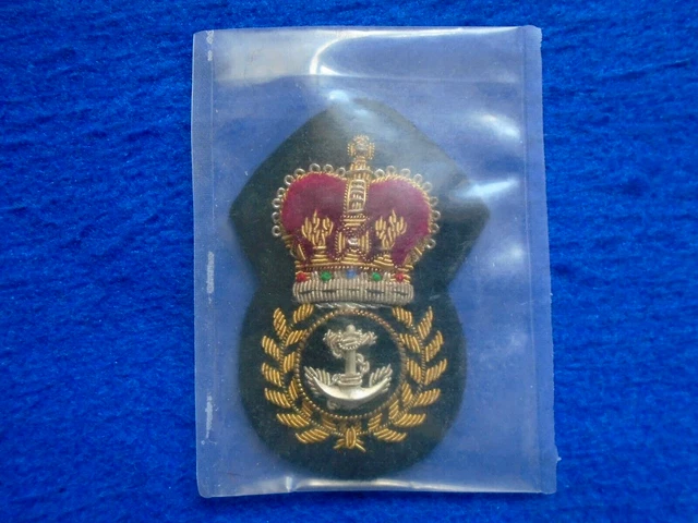 A NAVAL CHIEF PETTY OFFICER'S CAP BADGE In Royal Navy - Foto 10