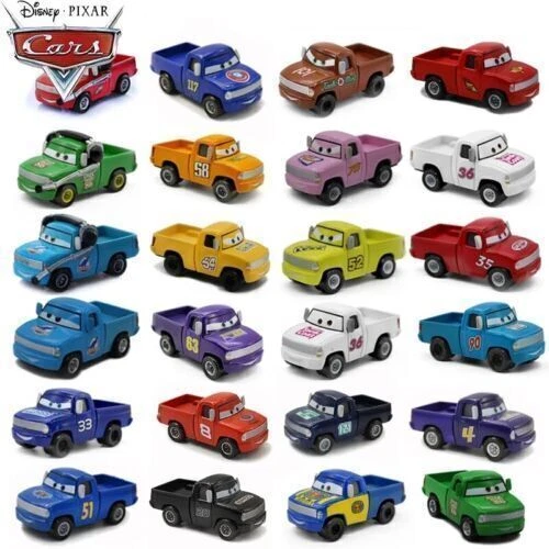 DISNEY PIXAR CARS Diecast McQueen & Pick up 155 Metal Model Kids Gifts
