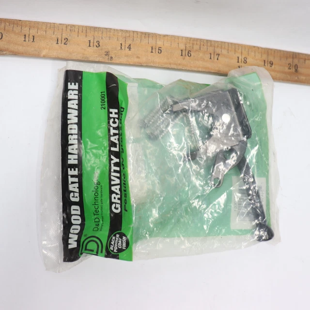 D&D Self-Latching Padlockable Standard Gravity Latch Metal 210001